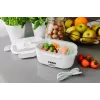 Marmita elétrica NOVEEN LB310 cinzenta – recipiente aquecido portátil para alimentos, alimentação USB, compartimento único