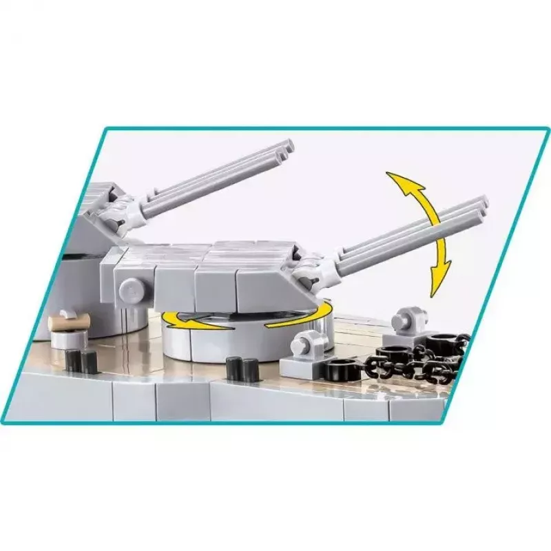 Conjunto de construção COBI couraçado classe Pennsylvania 2in1 Executive Edition 2088 peças