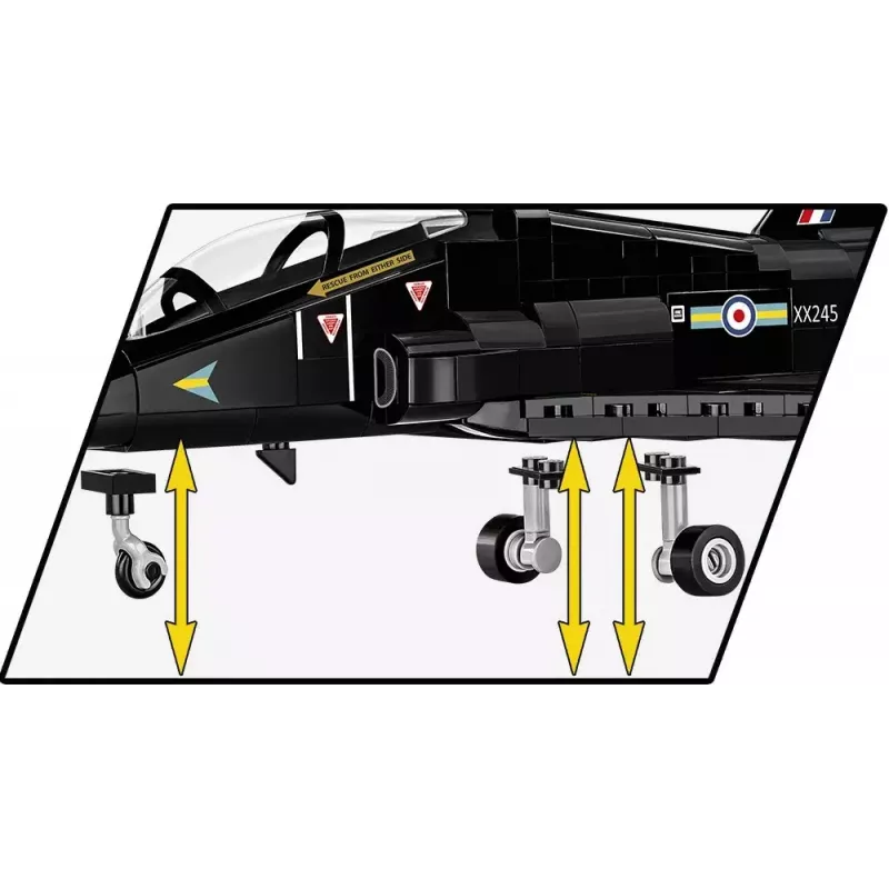 Brinquedo de construção Cobi BAe Hawk T1 maquete 5845 peças da Cobi