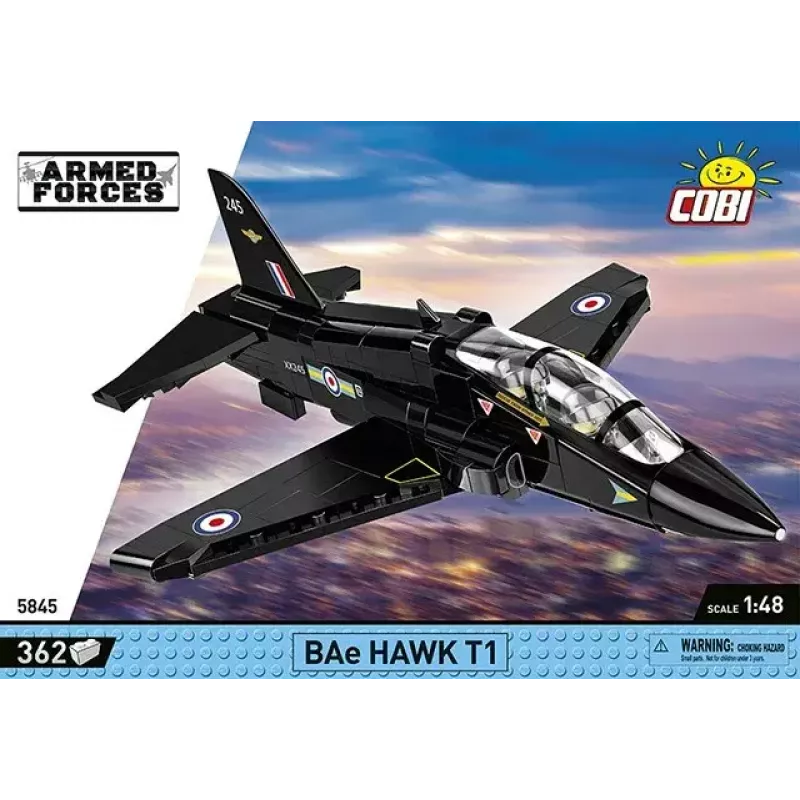 Brinquedo de construção Cobi BAe Hawk T1 maquete 5845 peças da Cobi