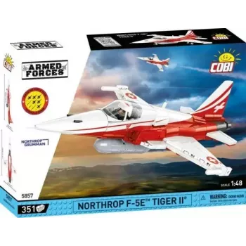 Brinquedo de construção Cobi Northrop F-5E Tiger II modelo 5857 conjunto de blocos