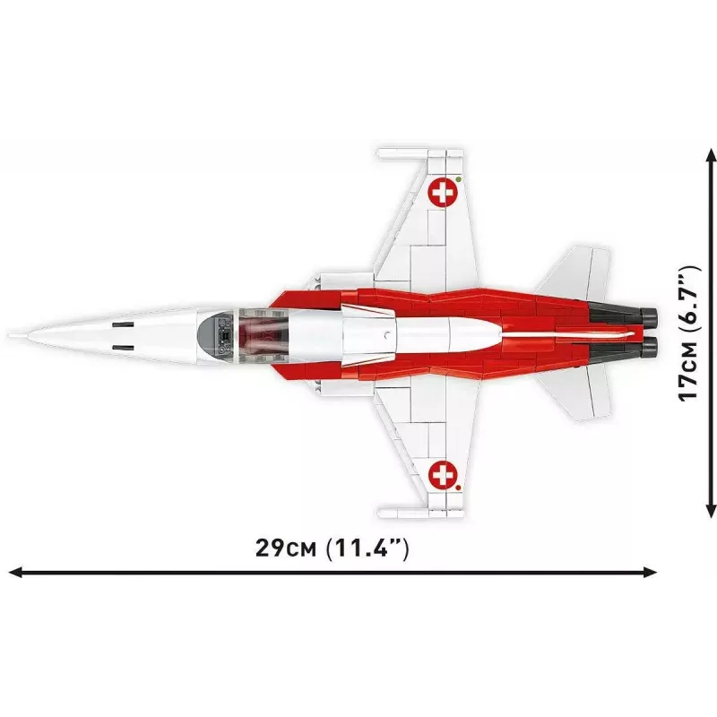 Brinquedo de construção Cobi Northrop F-5E Tiger II modelo 5857 conjunto de blocos
