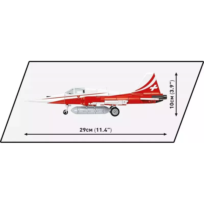 Brinquedo de construção Cobi Northrop F-5E Tiger II modelo 5857 conjunto de blocos