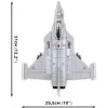 Conjunto de blocos de construção Cobi Rafale C 551 peças modelo COBl-5901
