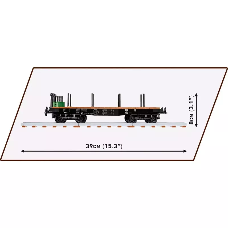 Brinquedo de construção Cobi modelo de camião de carga pesada COBI-6284, escala 1:35