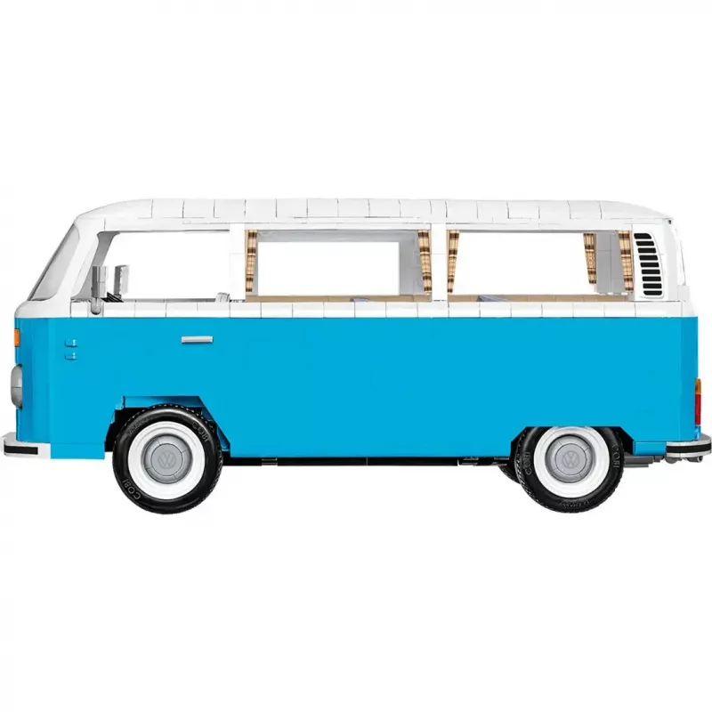 Brinquedo de construção Cobi Volkswagen T2b Bus, azul-claro/branco, escala 1:12