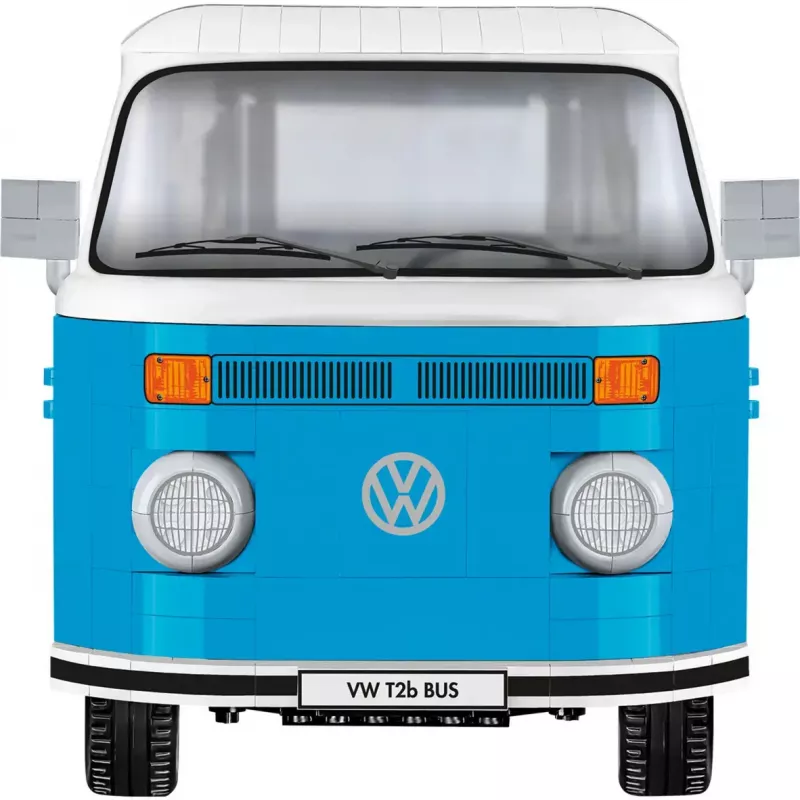 Brinquedo de construção Cobi Volkswagen T2b Bus, azul-claro/branco, escala 1:12