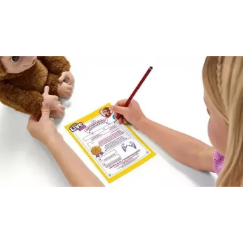 Brinquedo interativo Cobi Little Live Pets Monkey MO-26613 — brinquedo de estimação interativo com sons e movimentos