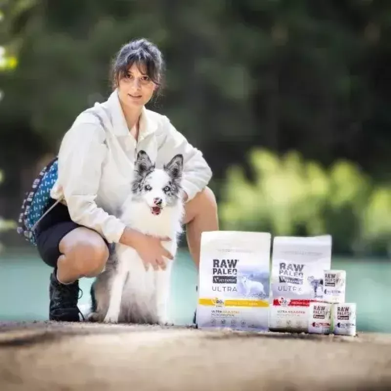 VETEXPERT RAW PALEO Puppy Monoproteico bacalhau 400 g, sem cereais, para cachorros, lata