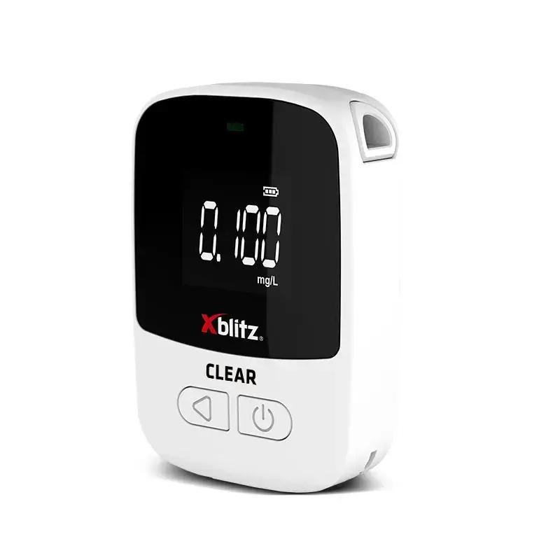 Alcoolímetro Xblitz XB-CLEAR sensor ELETROQUÍMICO, testador portátil de mão