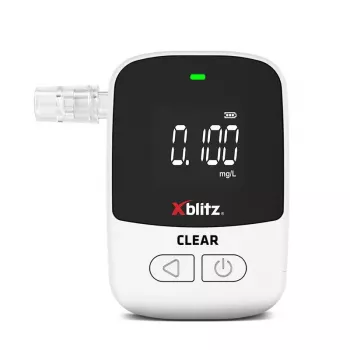 Alcoolímetro Xblitz XB-CLEAR sensor ELETROQUÍMICO, testador portátil de mão