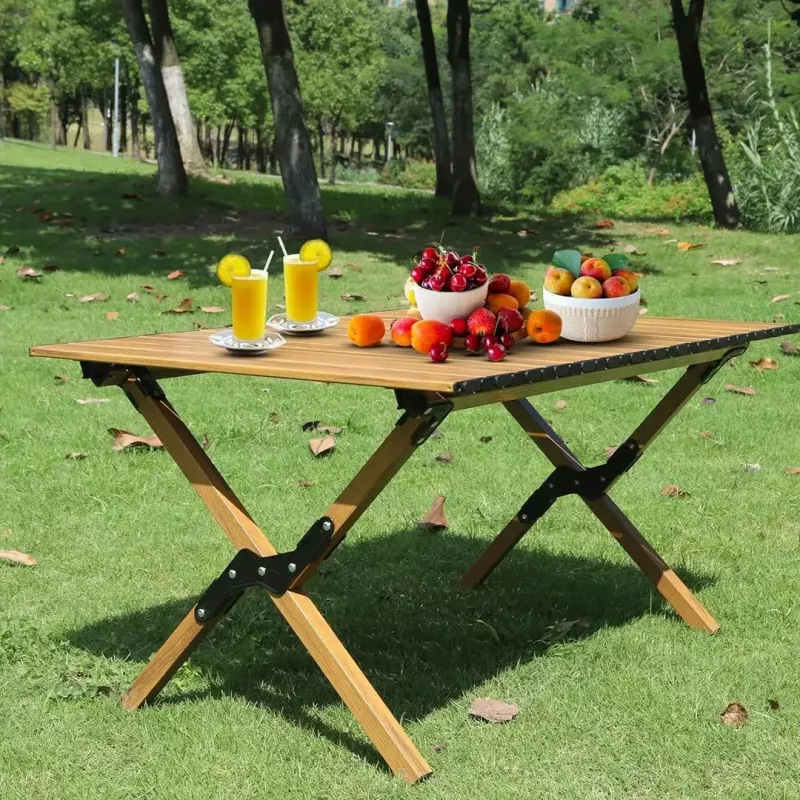 Mesa dobrável PROMIS ST90 mesa turística com rodas, portátil, embalagem única