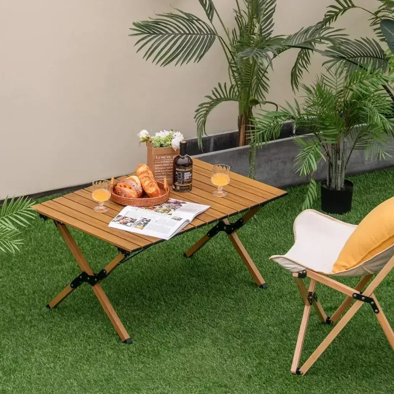Mesa dobrável PROMIS ST90 mesa turística com rodas, portátil, embalagem única