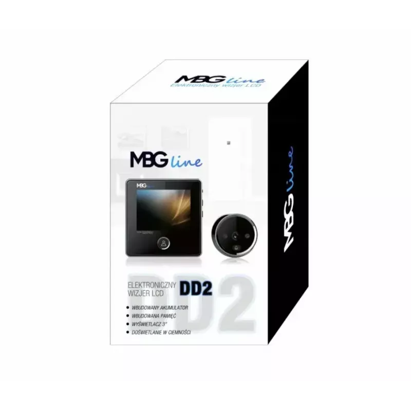 Óculo mágico MBG Line DD2 com câmara LCD de 2,8 polegadas