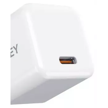 Mini carregador USB-C Aukey PA-F5 20W PD — carregador rápido compacto 20W PD