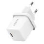 Mini carregador USB-C Aukey PA-F5 20W PD — carregador rápido compacto 20W PD