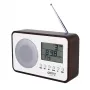 Rádio portátil Camry CR 1153 — rádio de bolso FM com ecrã LCD, altifalante único, procura automática de estações digital, funcionamento em corrente contínua