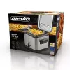 Fritadeira Mesko Home MS 4910 Single 1,5 L 900 W preto aço acetinado