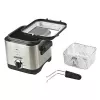 Fritadeira Mesko Home MS 4910 Single 1,5 L 900 W preto aço acetinado