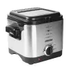 Fritadeira Mesko Home MS 4910 Single 1,5 L 900 W preto aço acetinado