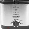 Fritadeira Mesko Home MS 4910 Single 1,5 L 900 W preto aço acetinado
