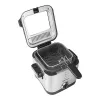 Fritadeira Mesko Home MS 4910 Single 1,5 L 900 W preto aço acetinado
