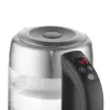 Chaleira Adler AD 1247 1,7 l 2200 W corpo de vidro elementos em aço inoxidável preto