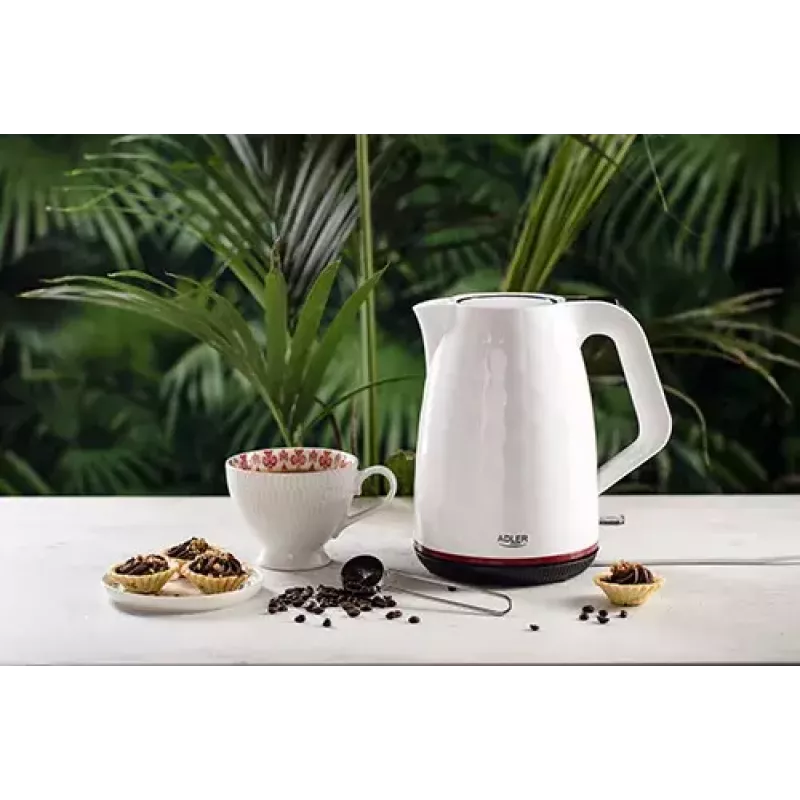 Chaleira elétrica Adler AD 1277 1,7 l 2200 W branco