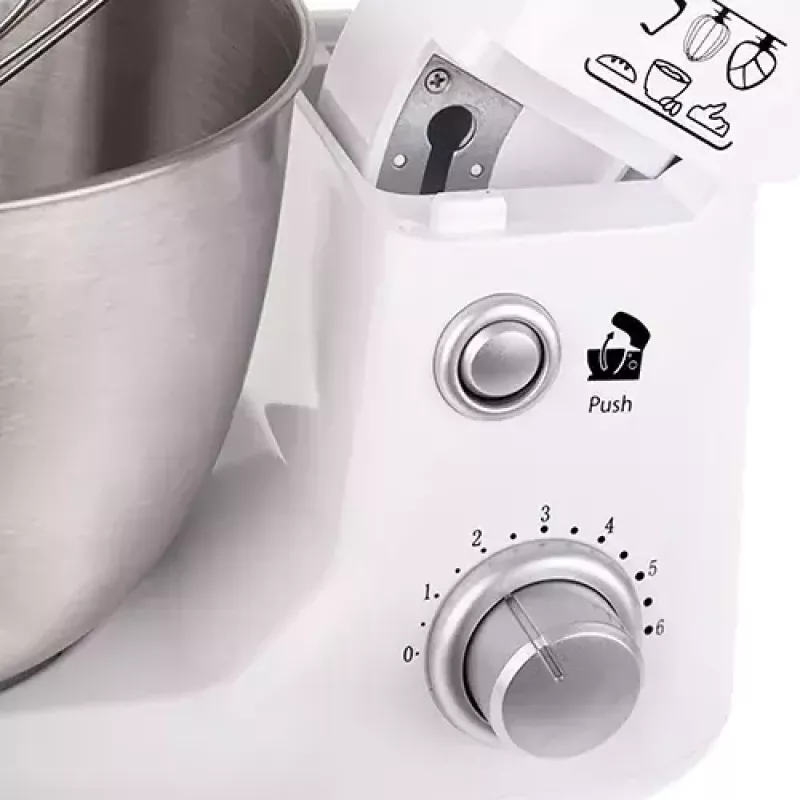 Robot de cozinha Adler AD 4216, 500 W, taça de aço inoxidável de 4 l, branco