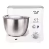 Robot de cozinha Adler AD 4216, 500 W, taça de aço inoxidável de 4 l, branco