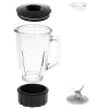 Batedeira de mesa Adler AD 4078 preto aço inoxidável transparente