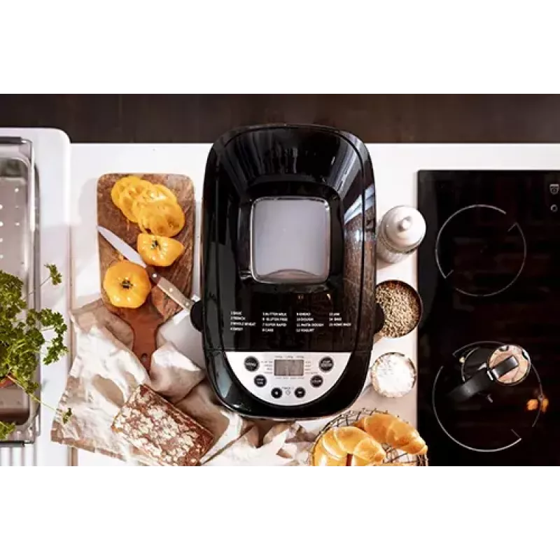 Máquina de fazer pão Mesko Home MS 6022 850 W preto temporizador digital