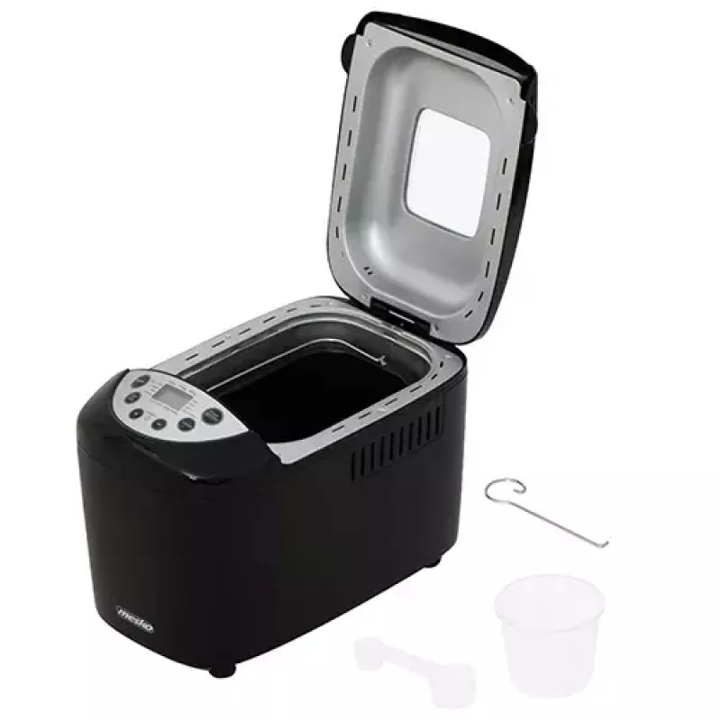 Máquina de fazer pão Mesko Home MS 6022 850 W preto temporizador digital