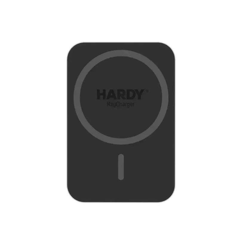 Carregador sem fios para automóvel 3MK HARDY MagCharger — automóvel USB-C 5/9V, carregamento sem fios rápido, preto