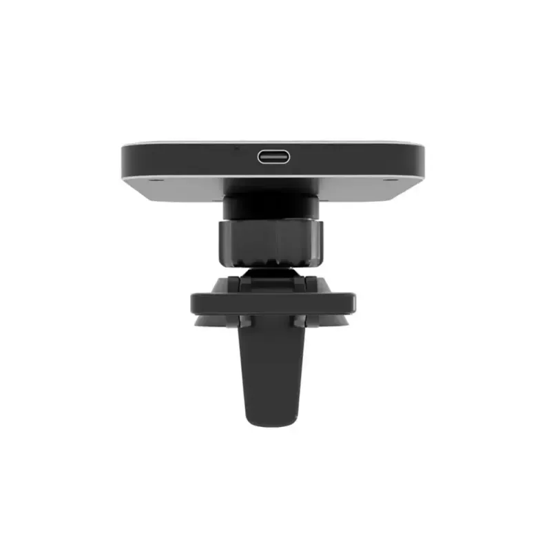 Carregador sem fios para automóvel 3MK HARDY MagCharger — automóvel USB-C 5/9V, carregamento sem fios rápido, preto