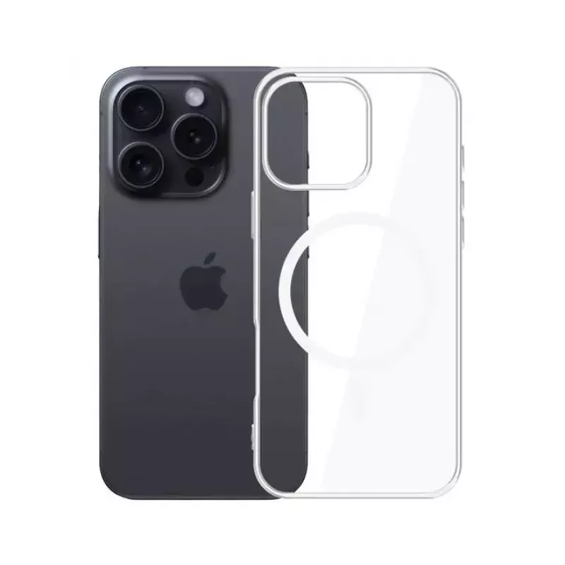 Capa 3MK Clear MagCase para Apple iPhone 16 Pro transparente