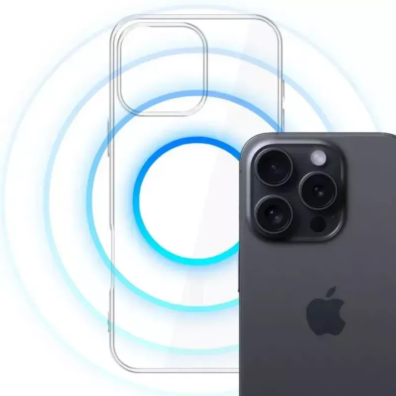 Capa 3MK Clear MagCase para Apple iPhone 16 Pro transparente