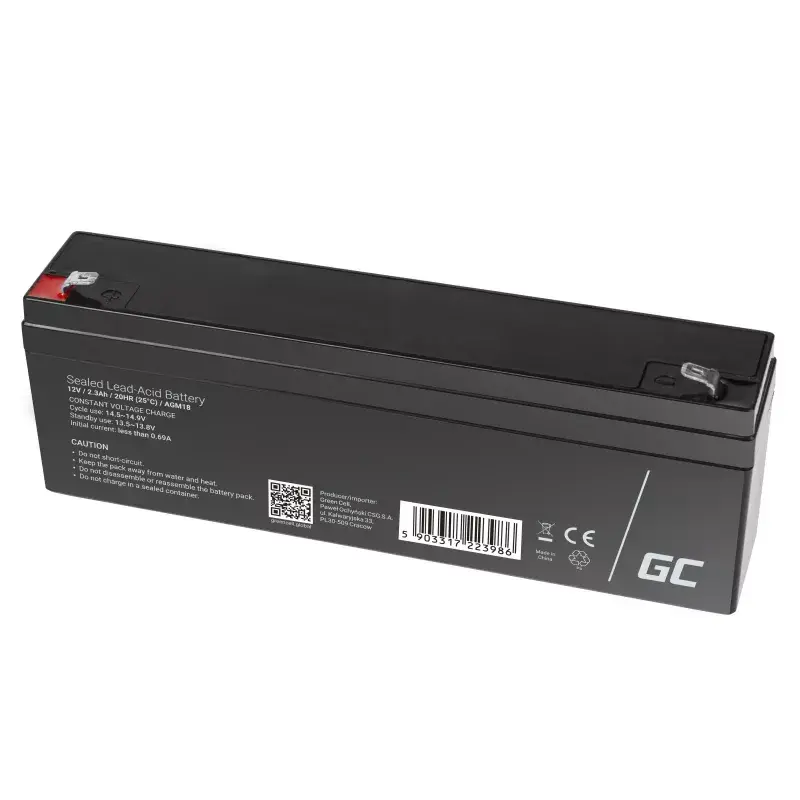 Bateria UPS Green Cell AGM18 12V 2,3Ah