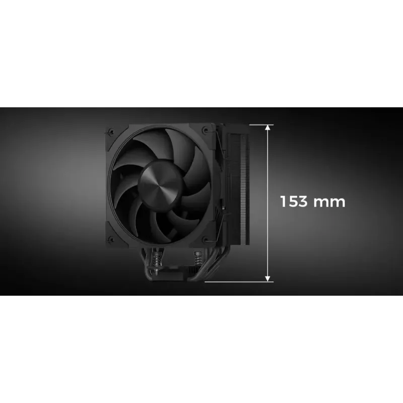 Dissipador de CPU MODECOM Volcano 0C T100 120 preto — dissipador torre, ventoinha de 120 mm