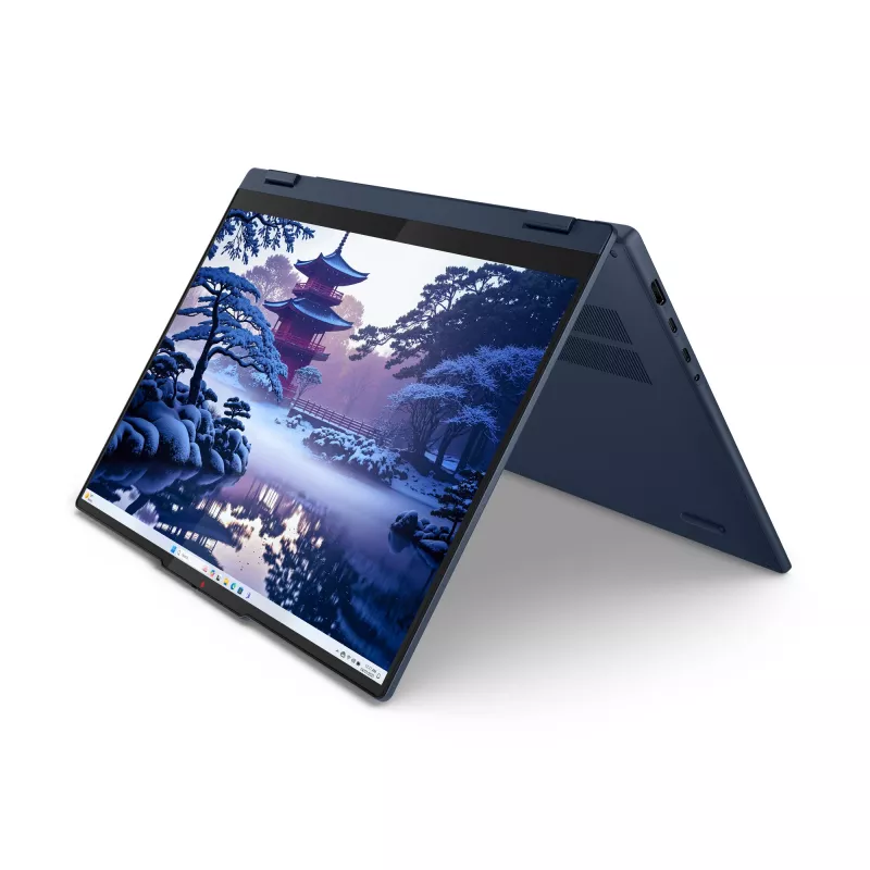 Lenovo IdeaPad 5 2-in-1 16IAL10 Intel Core Ultra 7 255U Híbrido (2-in-1) 40,6 cm (16 polegadas) ecrã tátil WUXGA 32 GB LPDDR5x-SDRAM 1 TB SSD Wi-Fi 6 (802.11ax) Windows 11 Home inglês azul