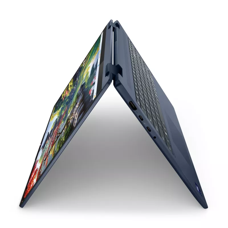 Lenovo IdeaPad 5 2-in-1 16IAL10 Intel Core Ultra 7 255U Híbrido (2-in-1) 40,6 cm (16 polegadas) ecrã tátil WUXGA 32 GB LPDDR5x-SDRAM 1 TB SSD Wi-Fi 6 (802.11ax) Windows 11 Home inglês azul