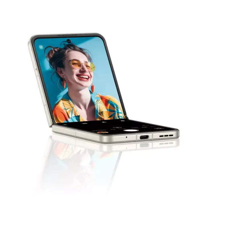 Smartphone NUBIA Flip Bundle com capa, auscultadores e cooler (preto)
