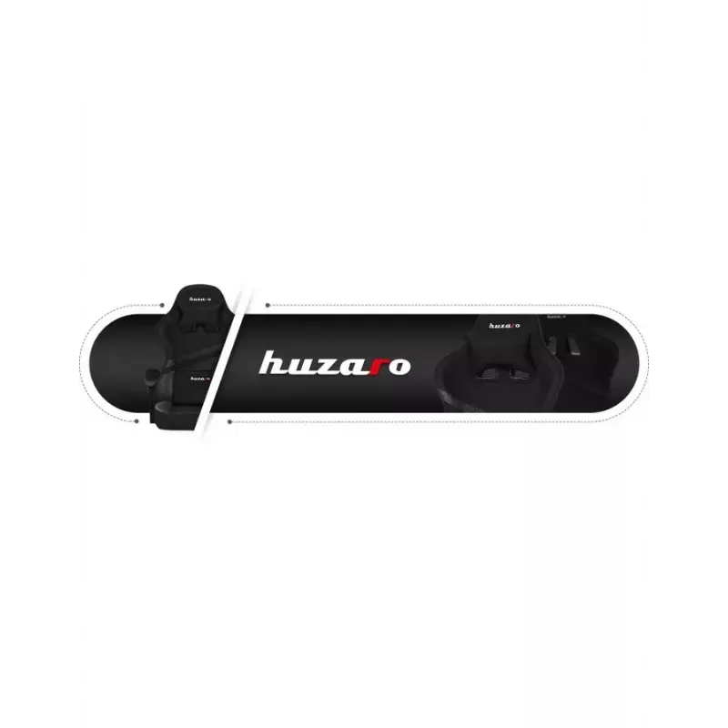 Cadeira gaming Huzaro FORCE 4.4 CARBON — assento desportivo almofadado em tecido, altura 115–125 cm, carga máx. 130 kg, base de aço, apoios de braços ajustáveis