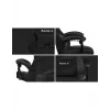 Cadeira gaming Huzaro FORCE 4.4 CARBON — assento desportivo almofadado em tecido, altura 115–125 cm, carga máx. 130 kg, base de aço, apoios de braços ajustáveis