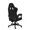 Cadeira gaming Huzaro FORCE 4.4 CARBON — assento desportivo almofadado em tecido, altura 115–125 cm, carga máx. 130 kg, base de aço, apoios de braços ajustáveis