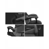 Cadeira gaming huzaro FORCE 4.4 com assento tipo concha preto cinzento — tecido mesh, máx. 130 kg, altura ajustável 45–55 cm, 5 rodas