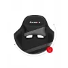 Cadeira gaming huzaro FORCE 4.4 com assento tipo concha preto cinzento — tecido mesh, máx. 130 kg, altura ajustável 45–55 cm, 5 rodas