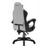Cadeira gaming Huzaro Force 3.7 cinzento — cadeirão gaming ergonómico, altura ajustável 107,5–116,5 cm, largura do assento 47 cm