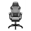 Cadeira gaming Huzaro Force 3.7 cinzento — cadeirão gaming ergonómico, altura ajustável 107,5–116,5 cm, largura do assento 47 cm