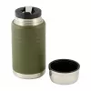 Garrafa térmica de almoço M-TAC UN-R02-750A 750 ml com colher de aço inoxidável dobrável, verde azeitona